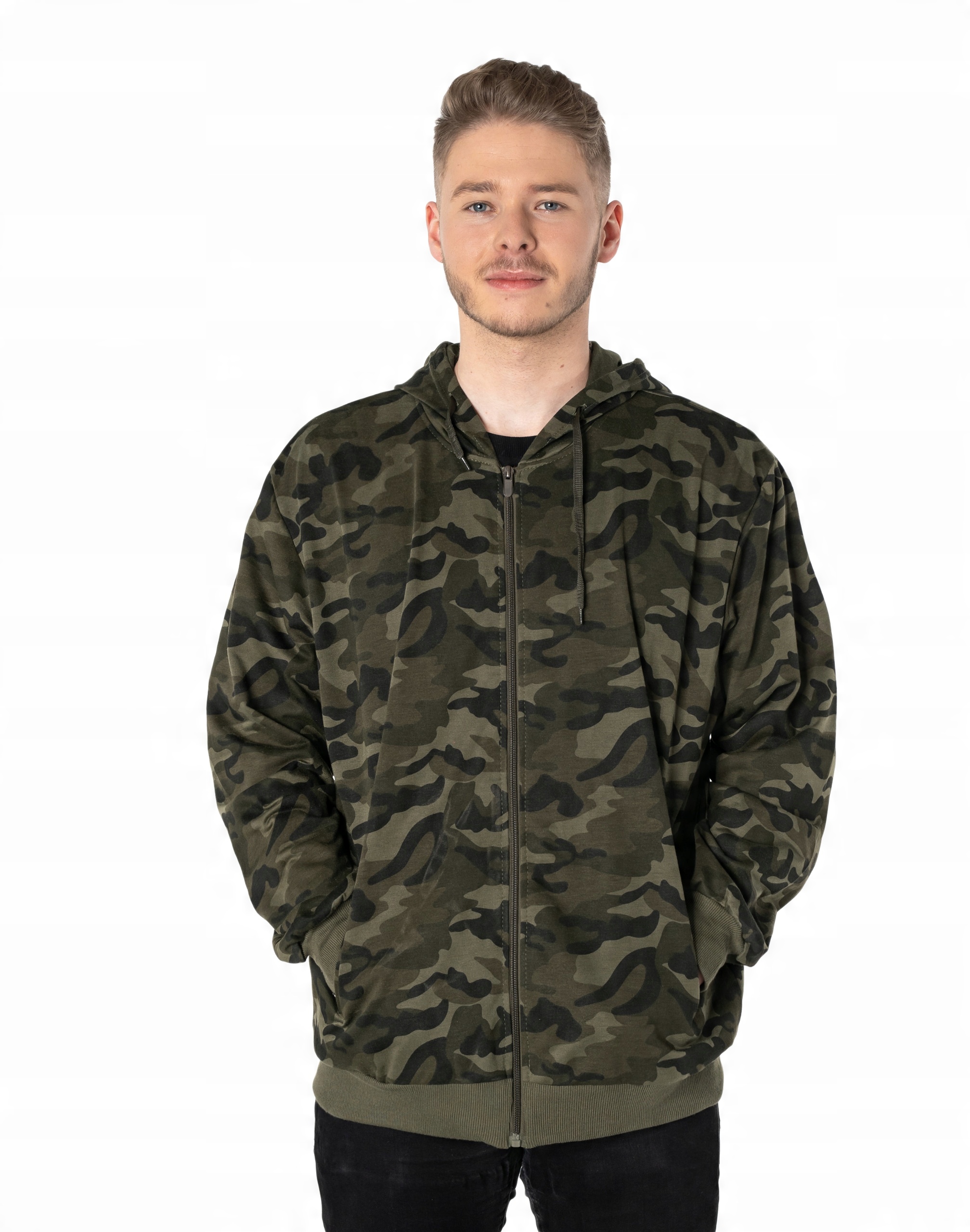

Bluza Męska Moro Rozsuwana z Kapturem 2751-02 r XL