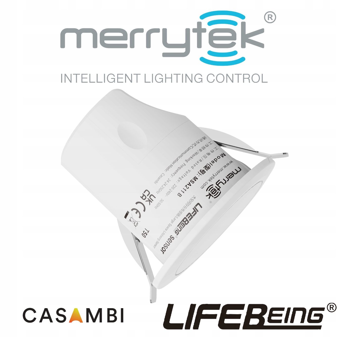 Merrytek MSA211 B Casambi Bluetooth Snímač pohybu Smart Sensor
