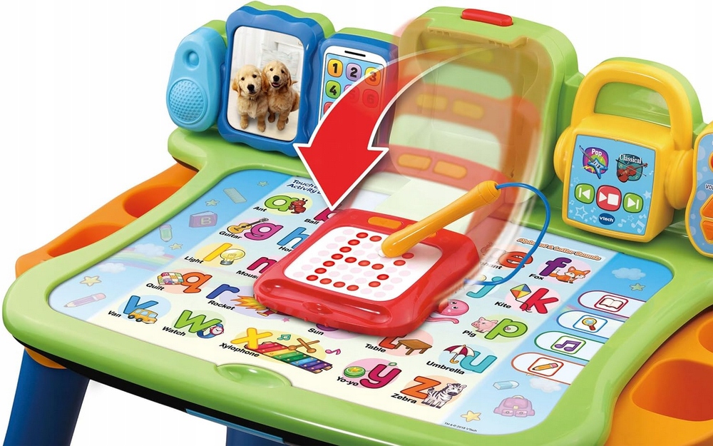 Interaktywne biurko VTech Magia 5w1 Materiał plastik