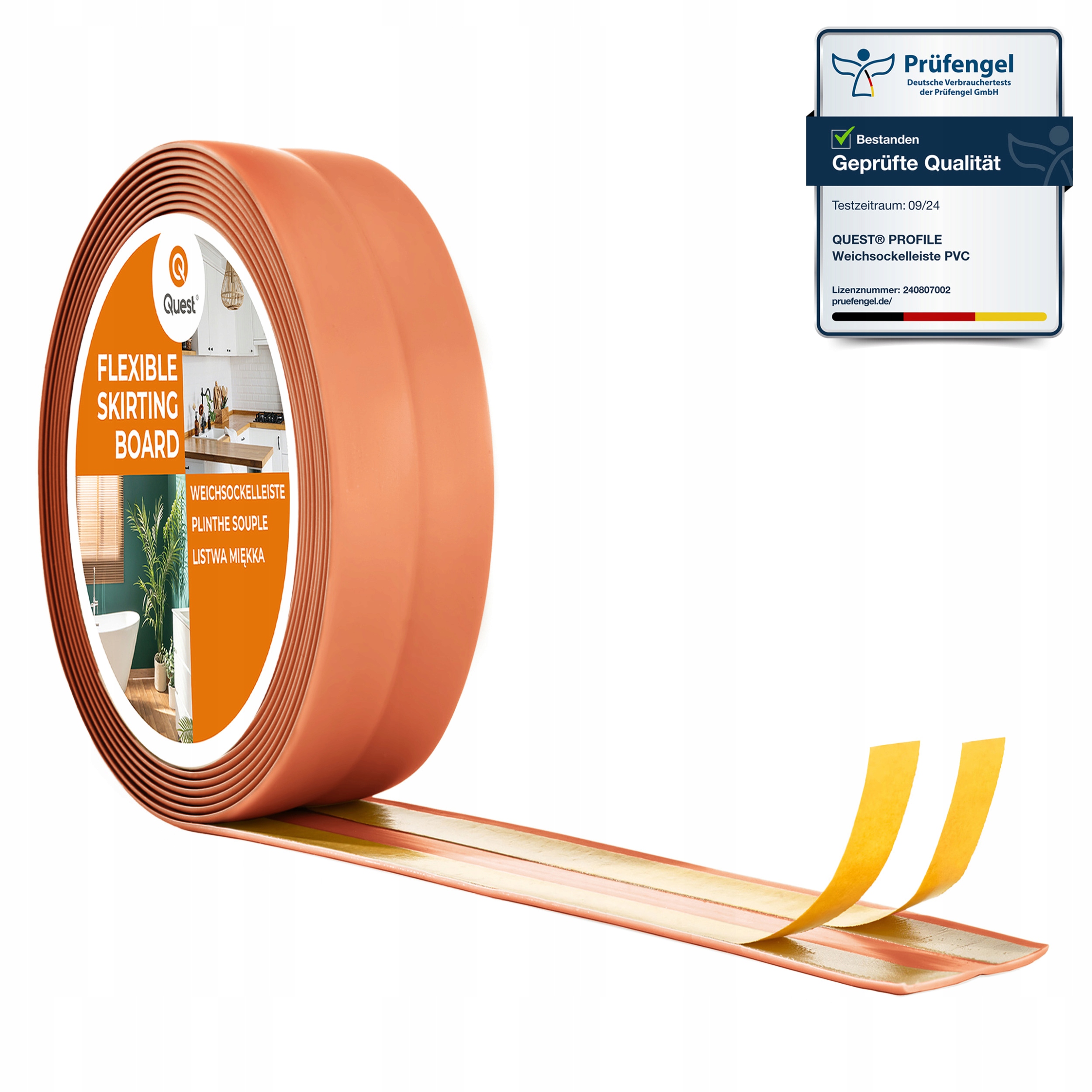 Dokončovací lišta samolepicí cihlová Pvc 15 m 30x30 mm