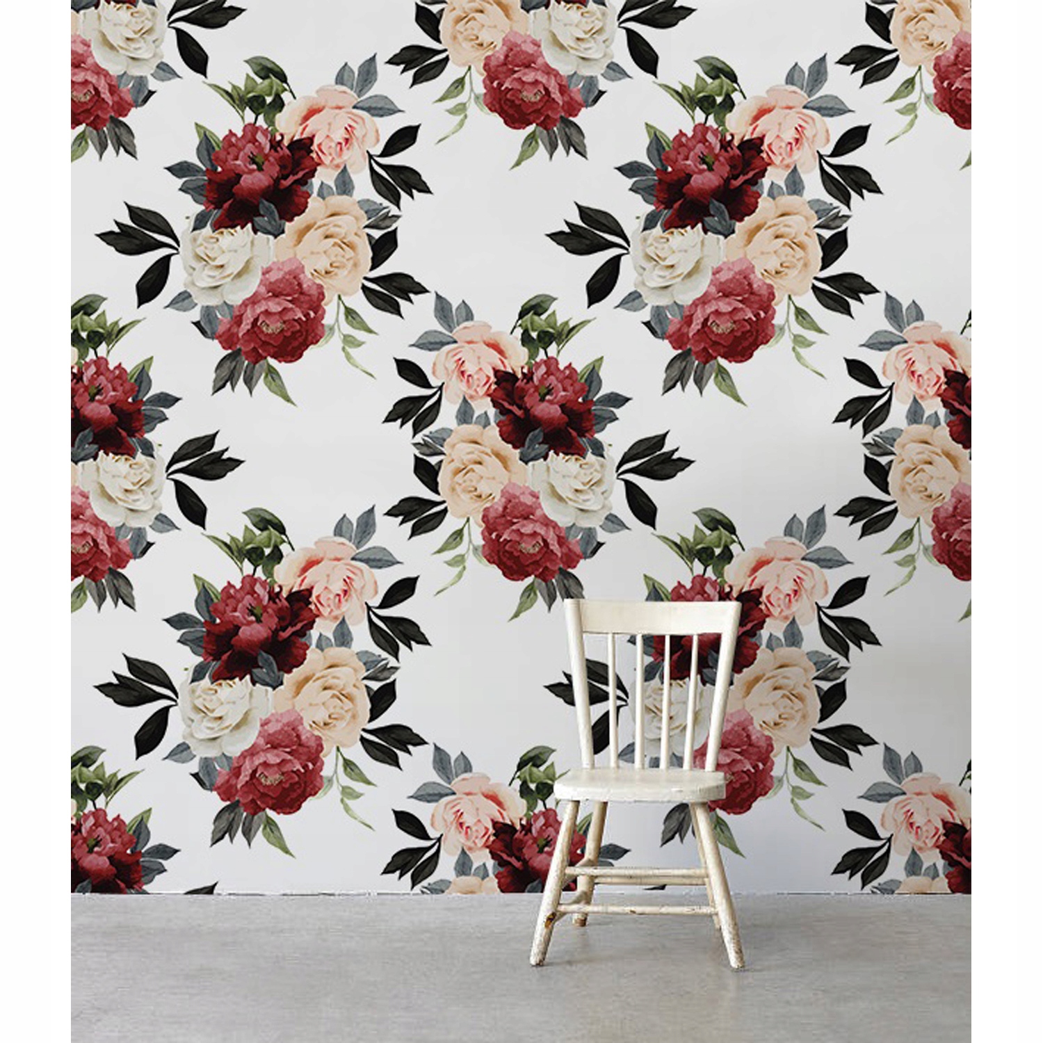 

Tapeta flizelinowa Róże akwarelowe 254x184 + klej