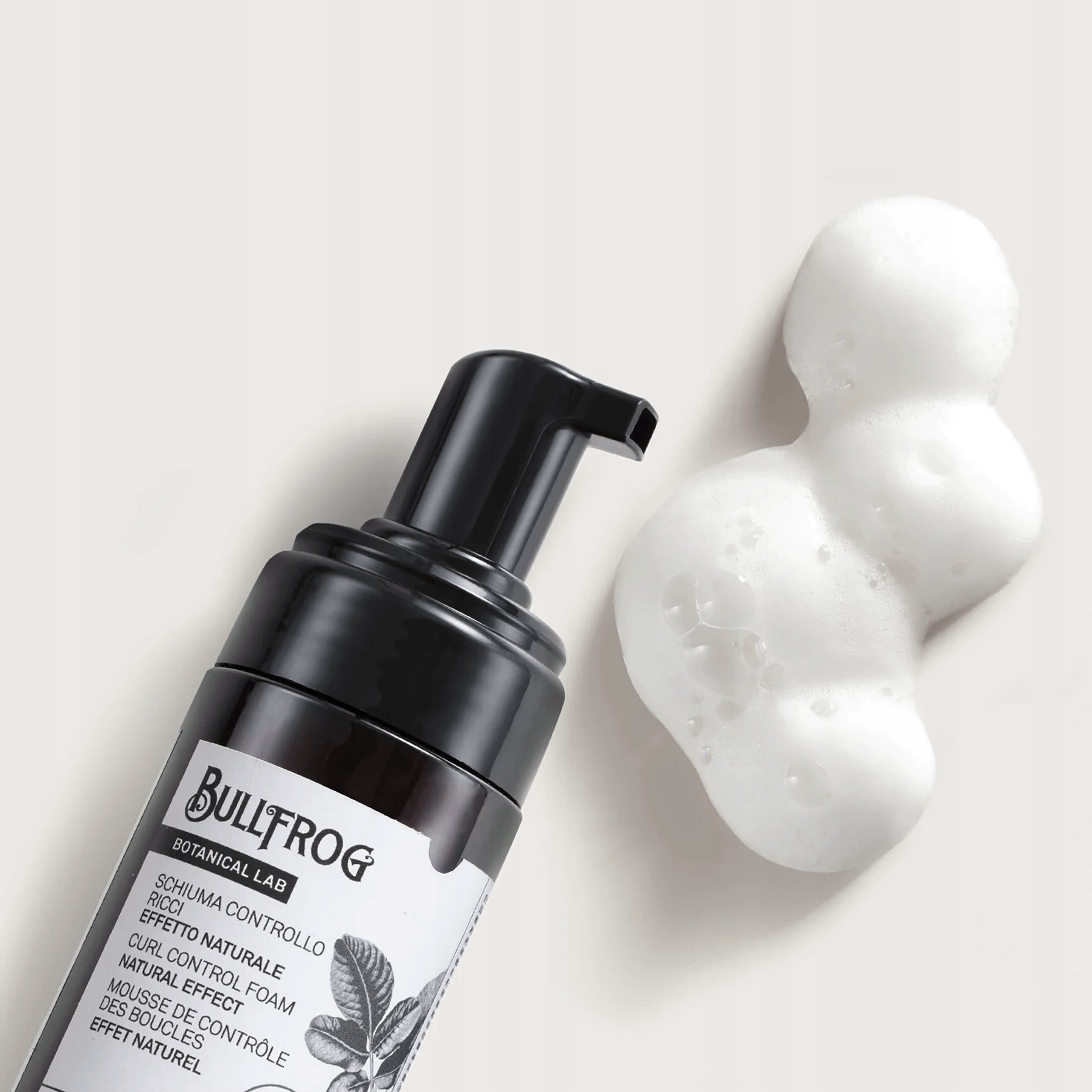 Bullfrog Curl control foam Pianka do stylizacji włosów kręconych 100 ml Stan opakowania oryginalne