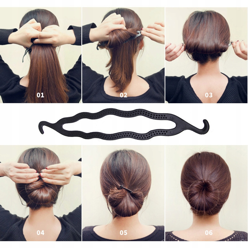 ZESTAW GRZEBIEŃ DO WŁOSÓW WYPEŁNIACZ DO KOKA TWIST EAN (GTIN) 59015394810421