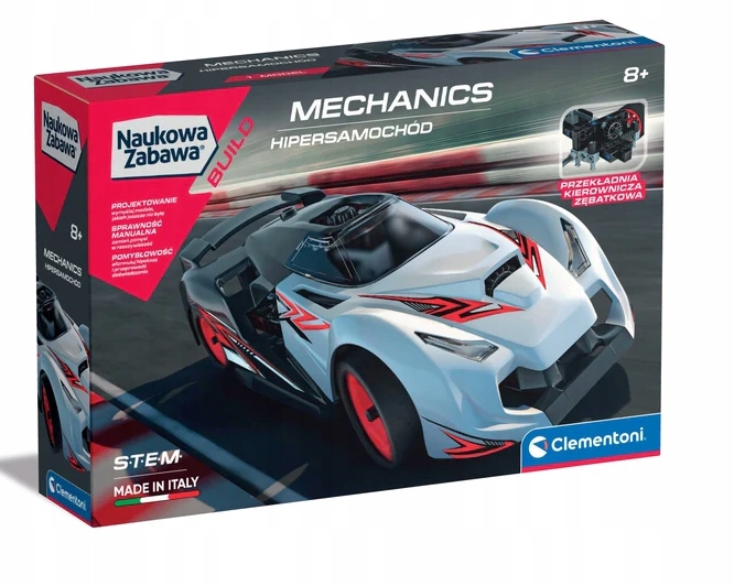 

Clementoni Laboratorium Mechanik Samochód Hypercar