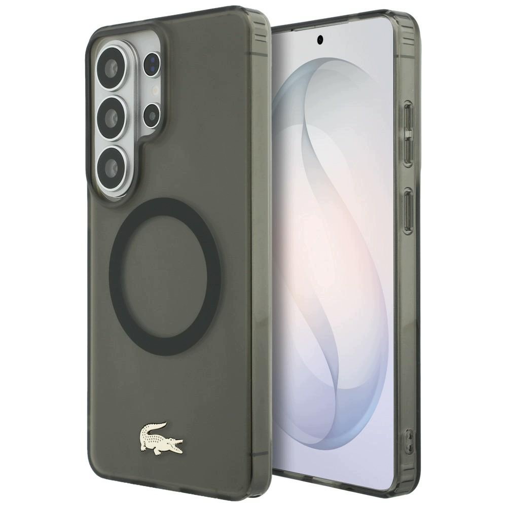 Etui Lacoste Shockproof Frosted MagSafe do Galaxy S26 Ultra czarny