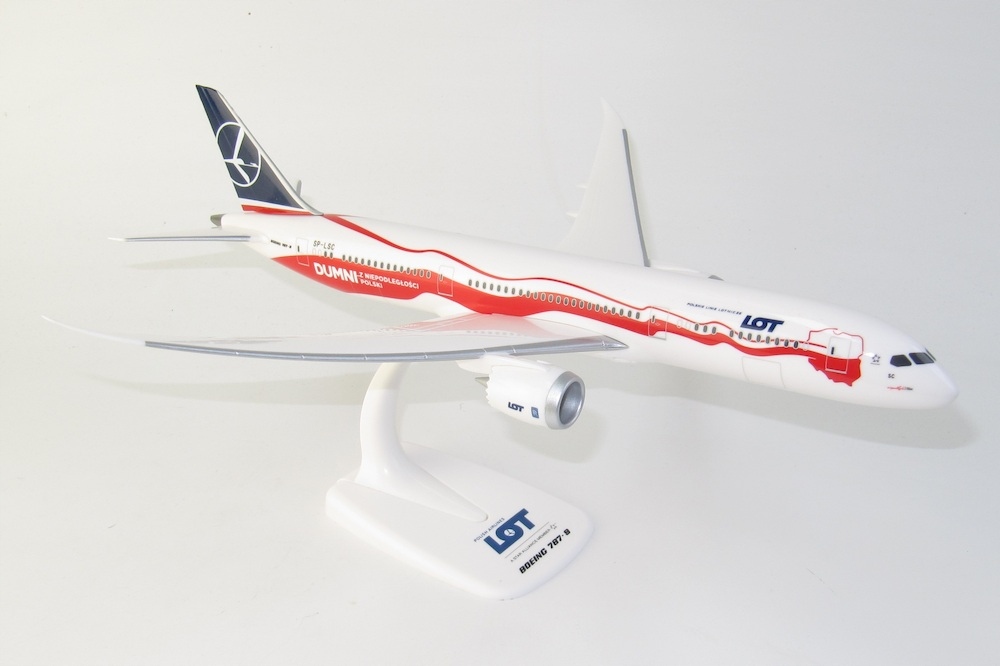 Model Boeing 787-9 Dreamliner Lot Sp-lsc 1:200 Ppc