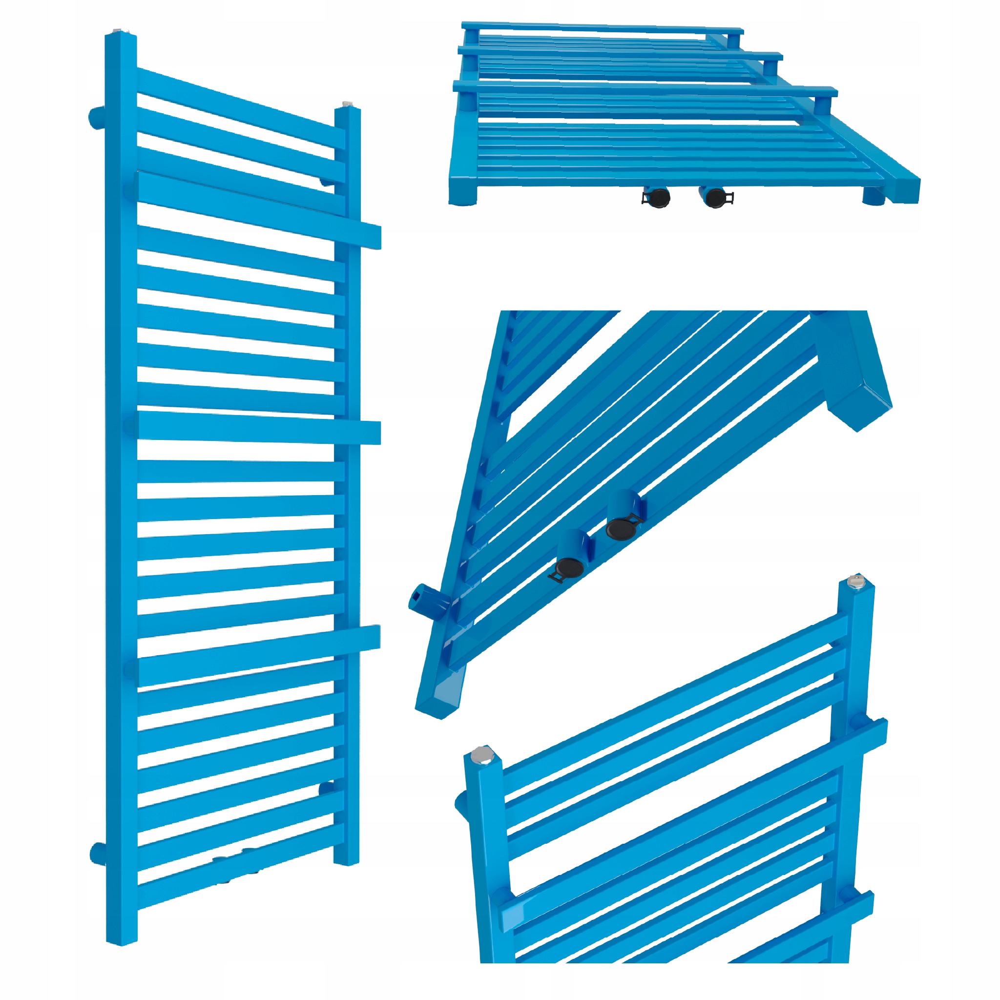 Koupelnový Radiátor Gold-mid 950x630 Modrý