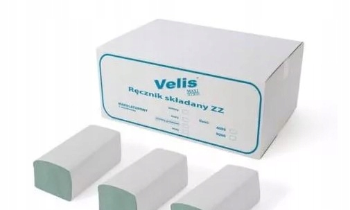 

Ręcznik składany Zz biały Welmax Velis 20 sztuk