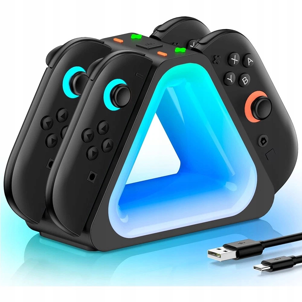 DOK ŁADUJĄCY do NINTENDO SWITCH 2 JOY-CON Z MAGNETYCZNYM SYSTEMEM I RGB