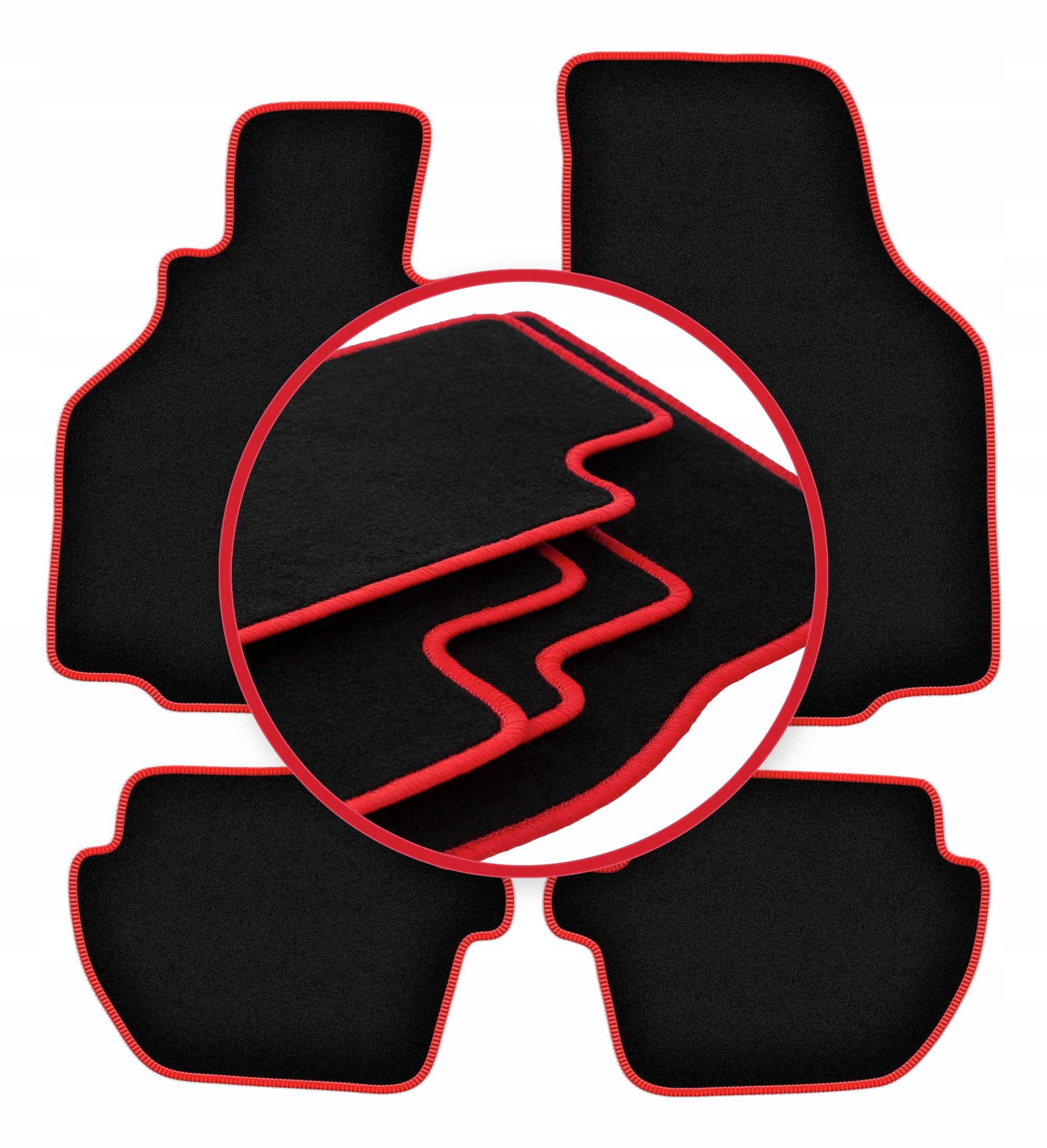 Autokoberce velurové Lux pro Porsche 911 typ 996 coupe (1997-2004)