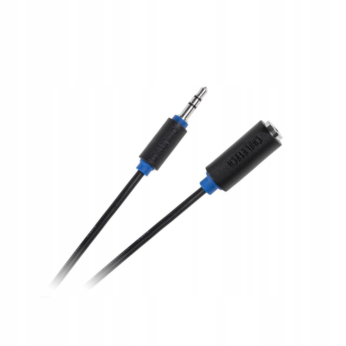 Kabel Jack 3. 5 wtyk- gniazdo 5m Cabletech standard Cabletech