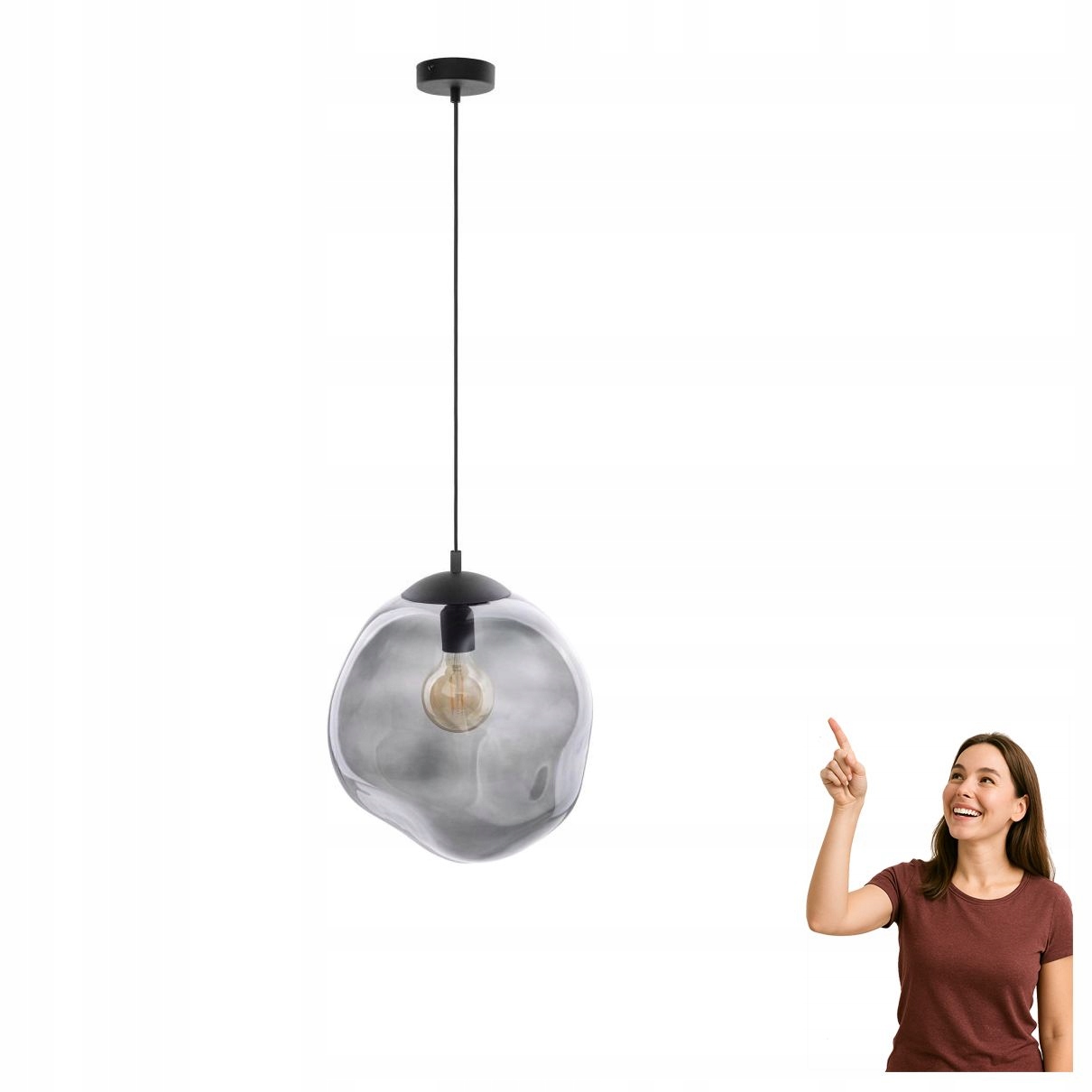 Závěsná lampa Sol Graphite 4264 Tk Lighting