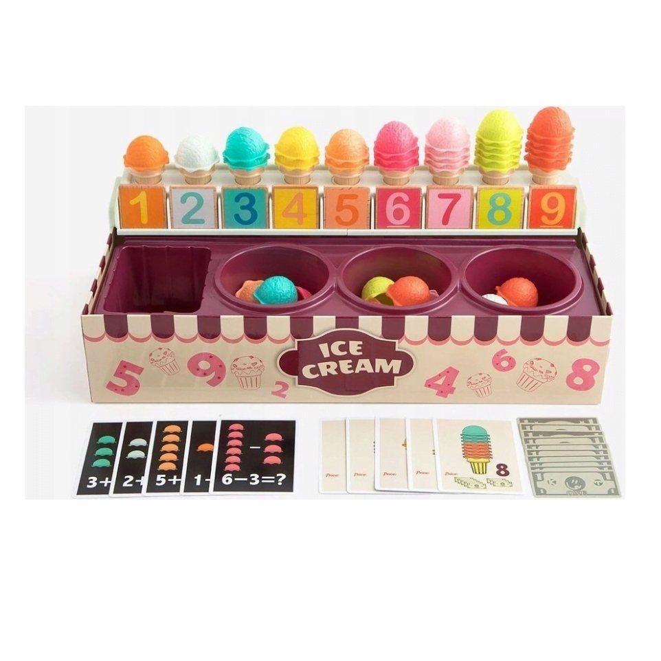 Top Bright NAUKA LICZENIA LODZIARNIA Montessori Rodzaj nauka liczenia