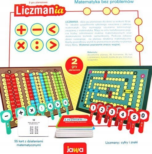 Gra dla Dzieci EDUKACYJNA Liczmania MATEMATYCZNA Wiek gracza 5-7 lat 8-11 lat 12-14 lat