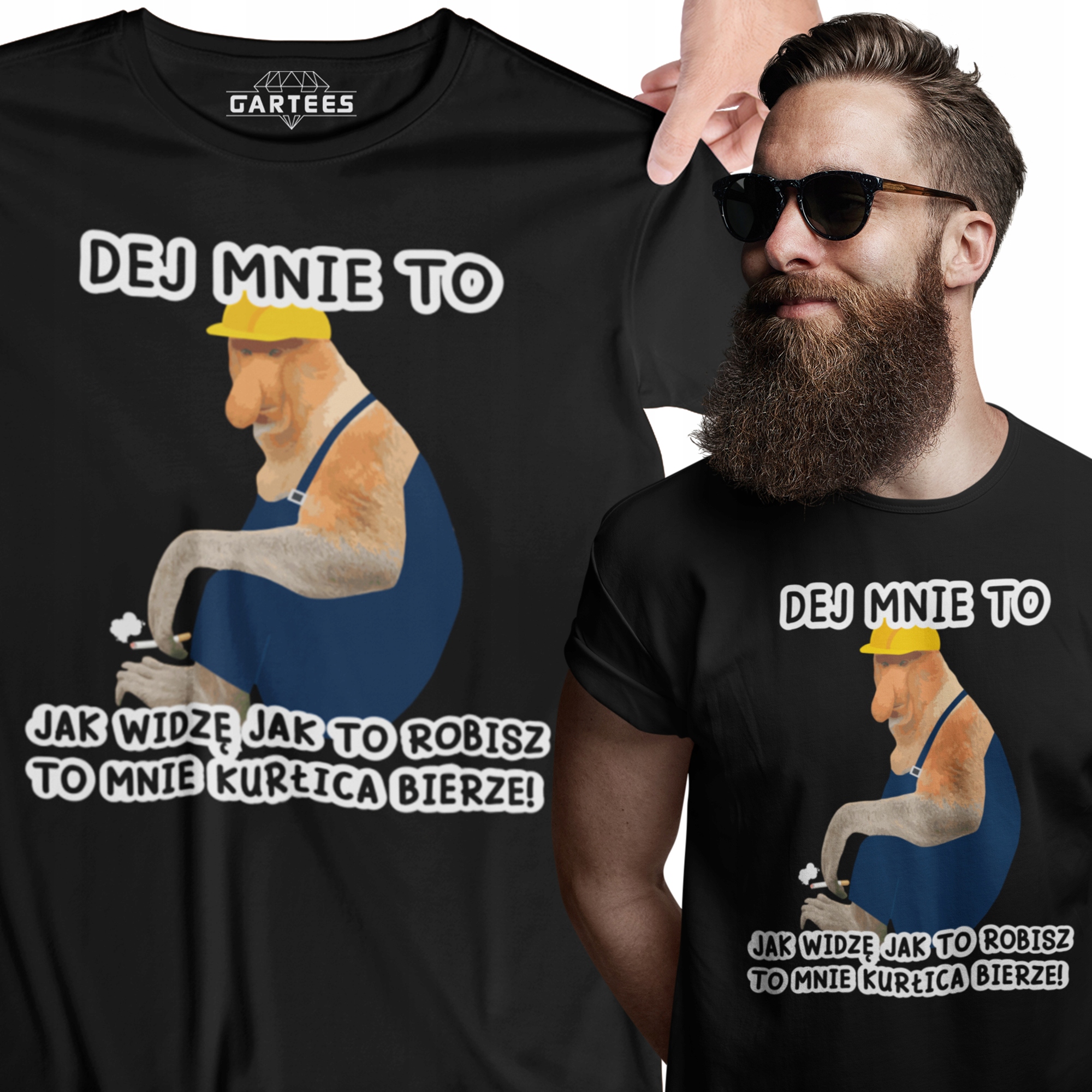 

T-shirt Męski Duży Bodowa Super Prezent Dla Faceta