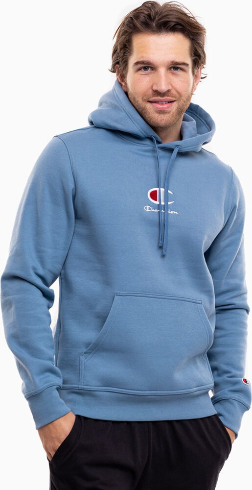 Pánská Mikina Champion Hooded Modrá 220268 BS099 r S
