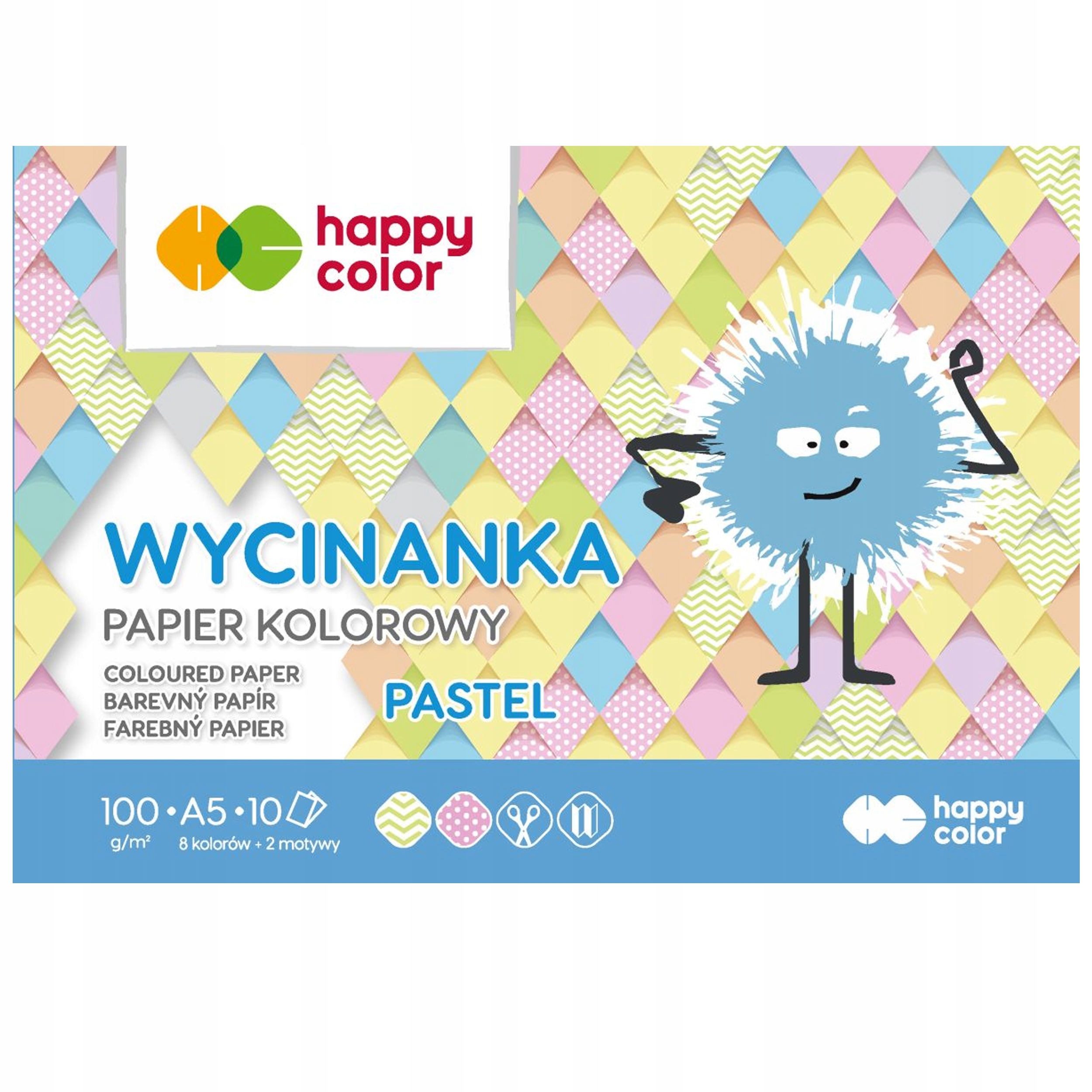 

Blok Wycinanka Pastel A5 10 Arkuszy Happy Color