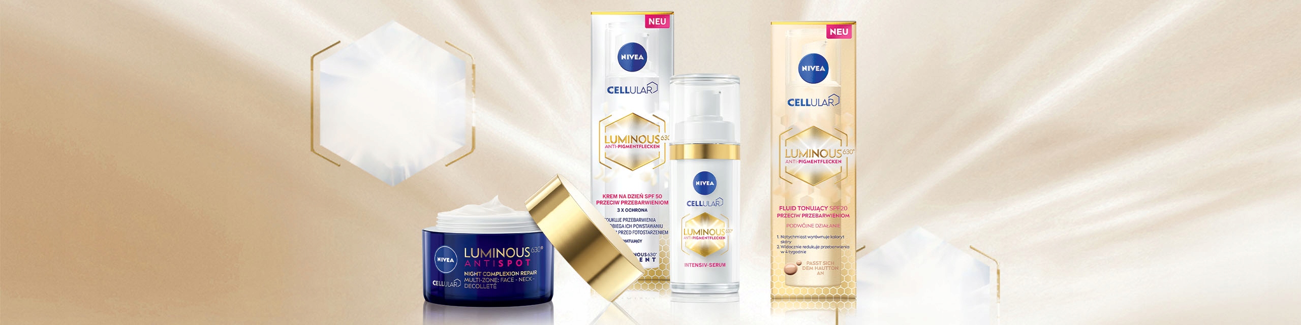 Serum na przebarwienia NIVEA Cellular Luminous 630 Opakowanie inny