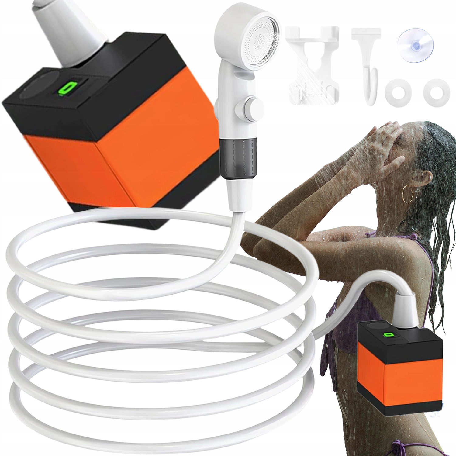 Turistická Přenosná Kempingová Sprcha Pod Stan S Polní Sprchou, 3 Režimy