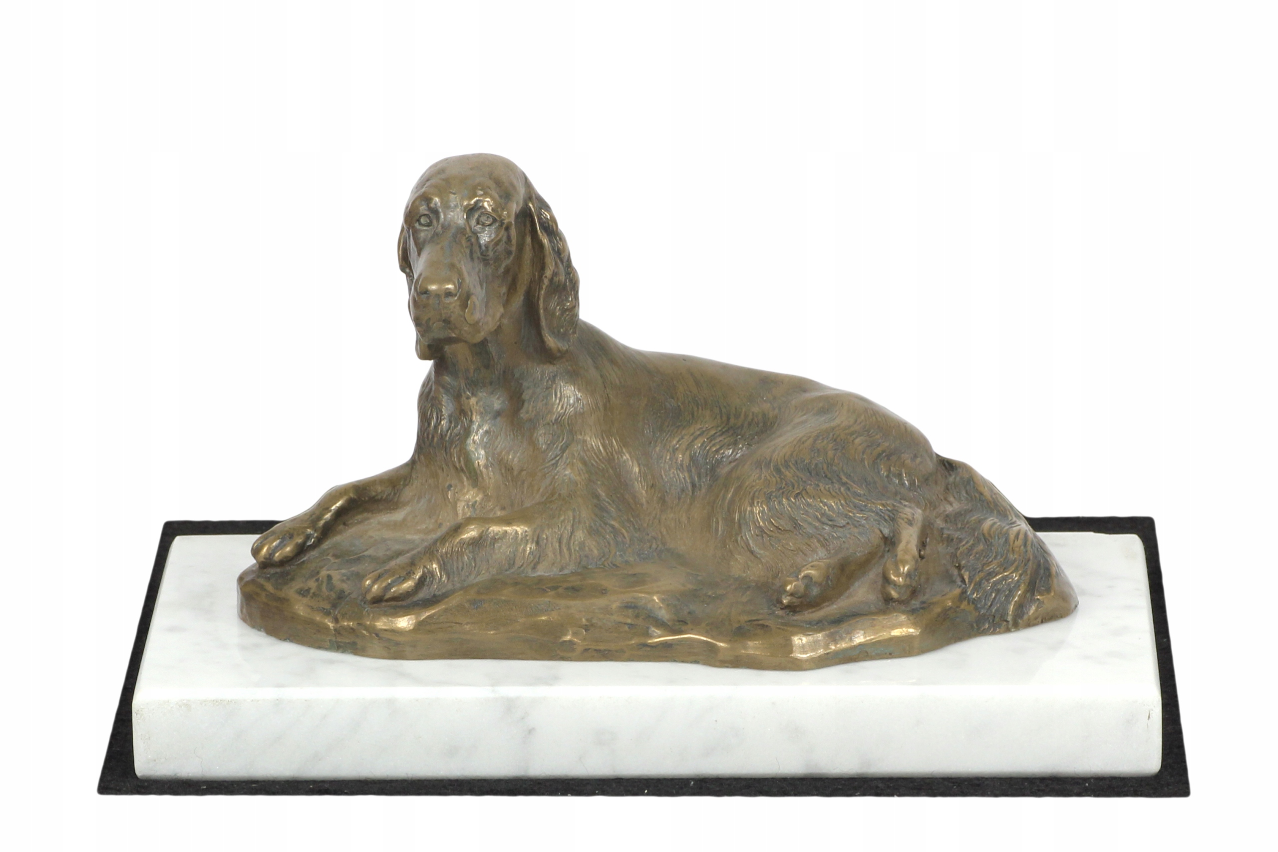 Anglický seter Setter figúrka psa na stôl, soška, socha, socha