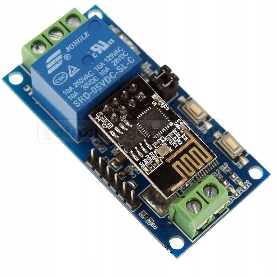 

Moduł 1 przekaźnika 5V WiFi ESP8266