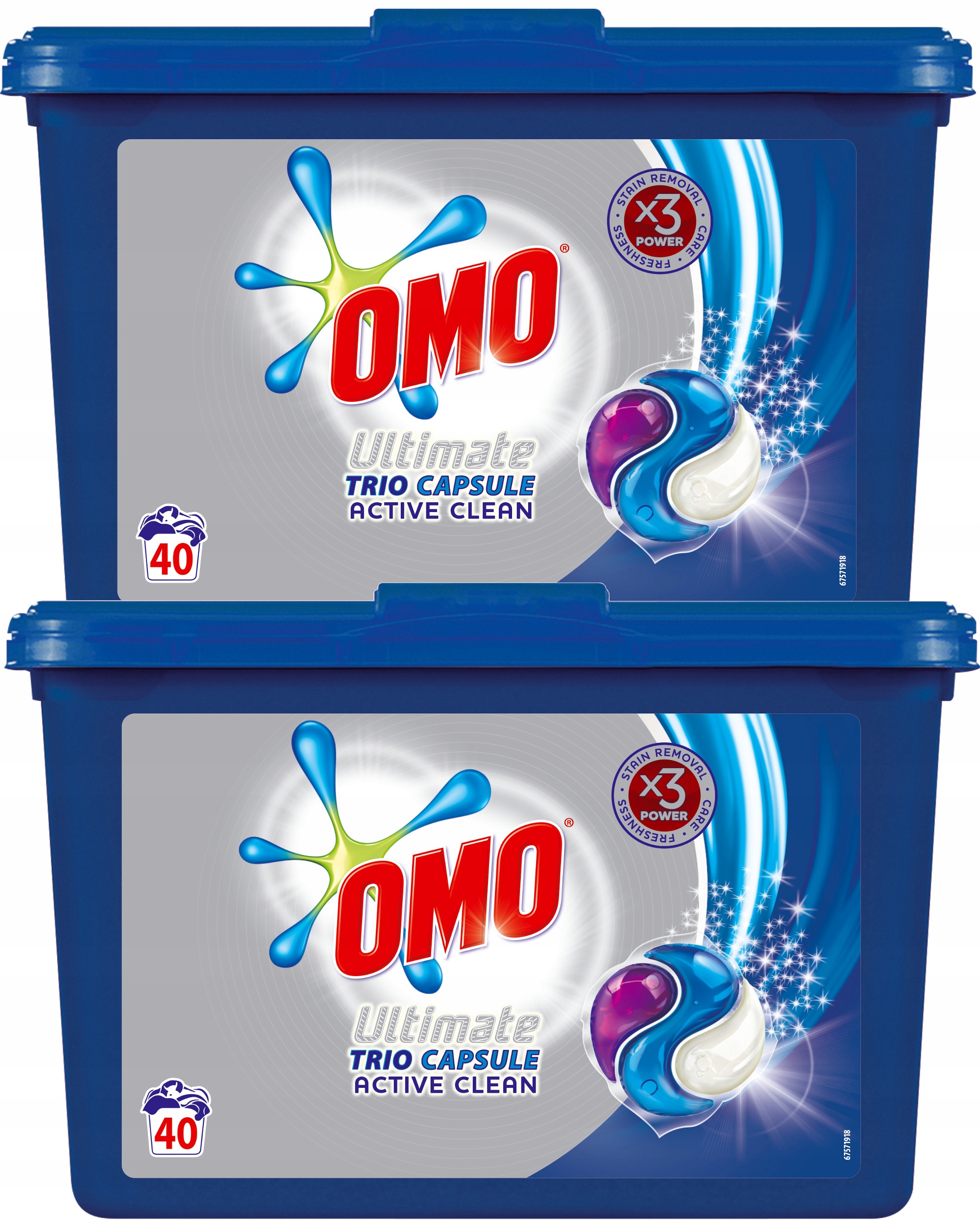 

Omo Ultimate Active Trio Kapsułki Prania 80szt XL