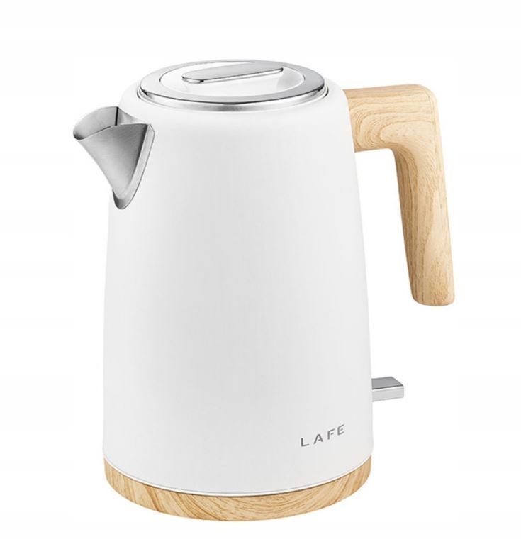 Czajnik elektryczny Lafe Scandi Pro Biały Boho 2200W 1,7L Stalowy Strix