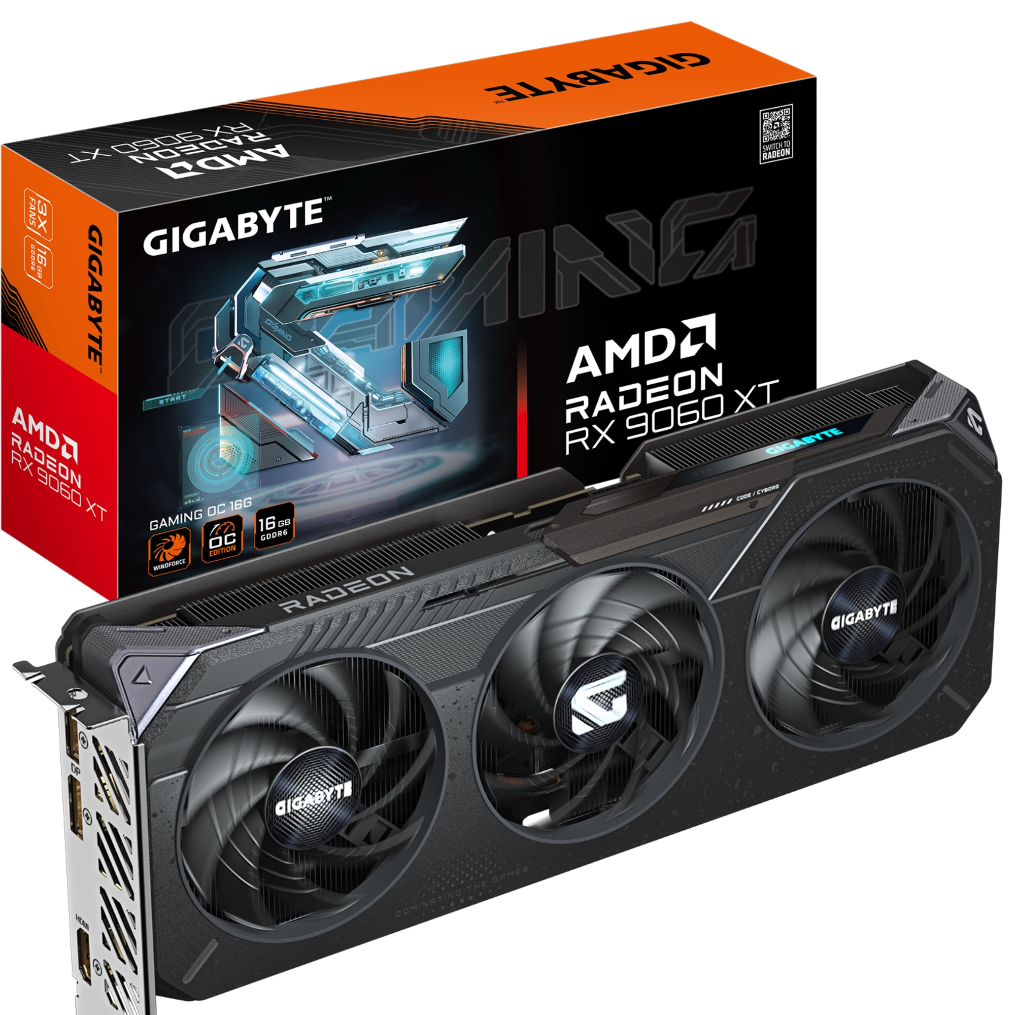 Grafická karta Radeon Rx 9060 Xt 16GB Gigabyte Gaming Oc Fsr 4