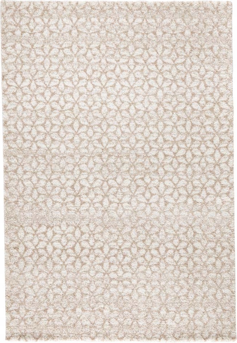 Koberec do obývačky béžový, krémový Shaggy 200 x 290 cm