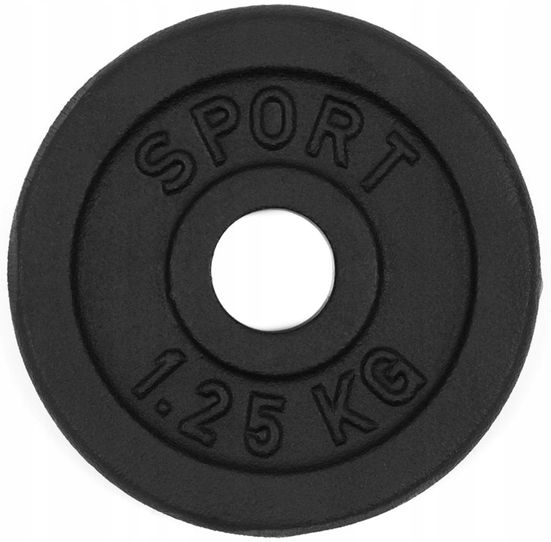 

Talerz żeliwny 1,25kg obciażenie krążek 30mm