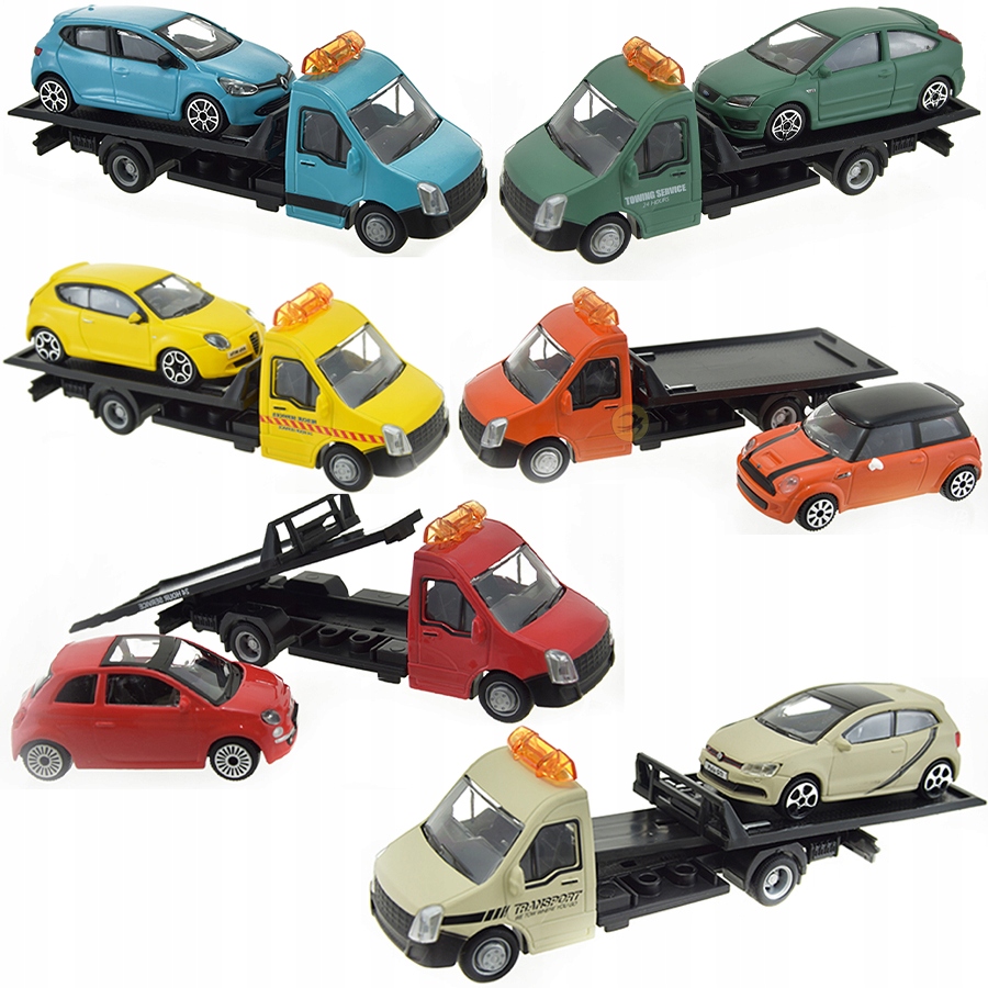 

Auto ciężarówka laweta Autolaweta Bburago 1:43