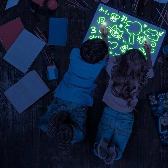 Malowanie Światłem Magic Tablica Do Rysowania LED Norimpex Wiek dziecka 3 lata +