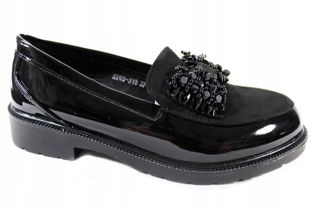 

Półbuty S.Barski HY05-318 R.38 Czarny Lakier