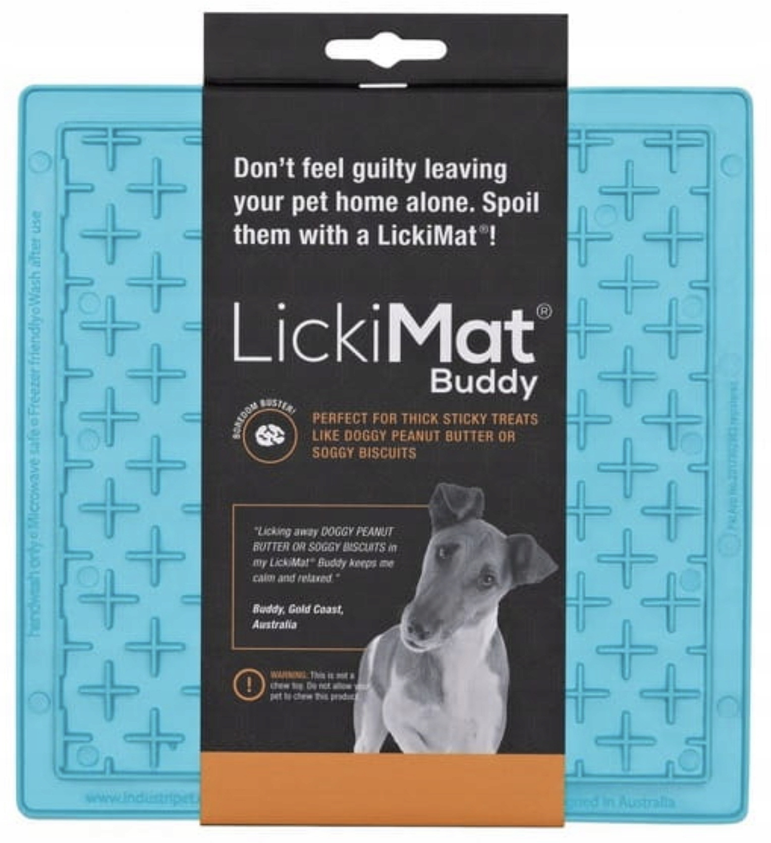 

LickiMat Buddy mata krzyżyk-miękka turkus