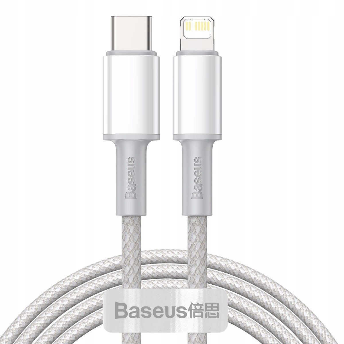Kabel USB-C do Lightning Baseus 20W PD 2m biały