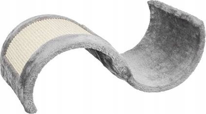 Levně Škrábací Vlna Wavy sisal 29x18x50cm, šedá/přírodní