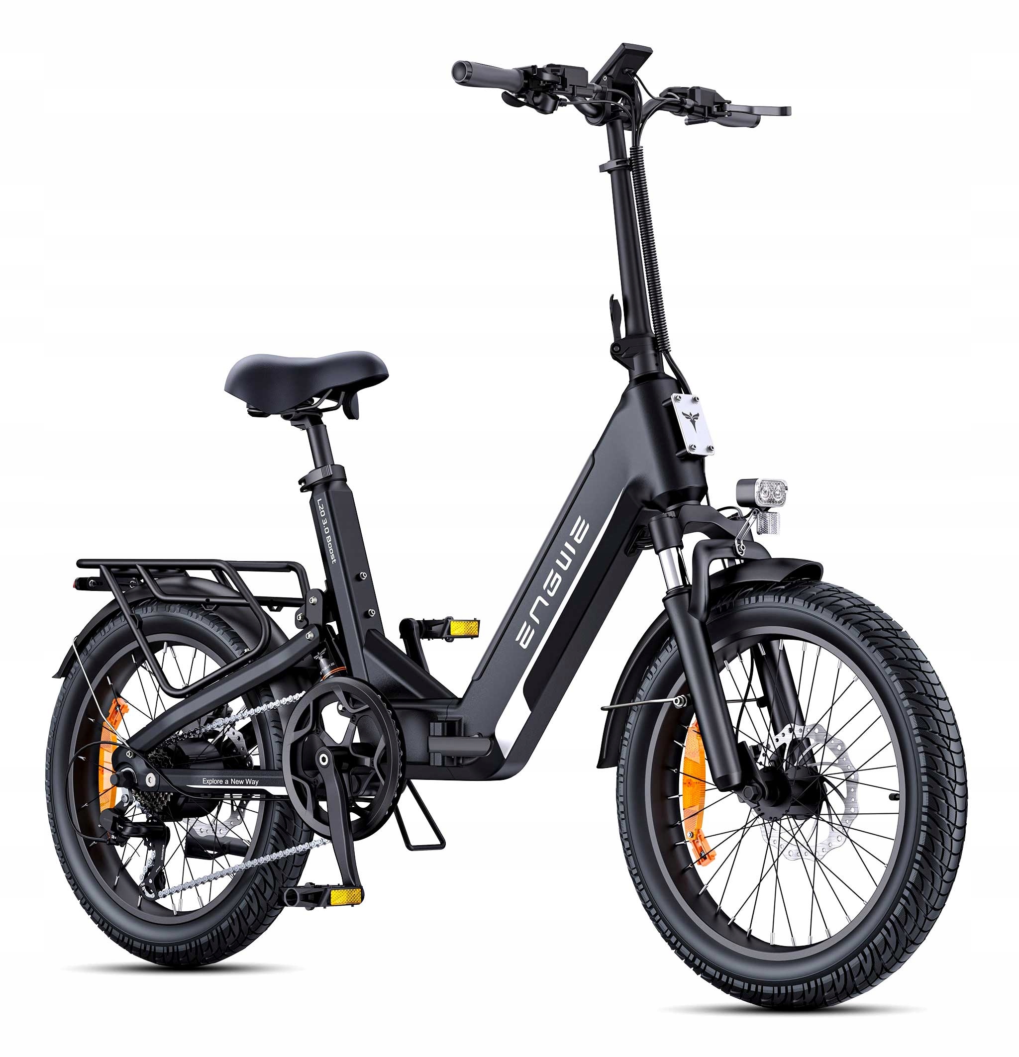 Engwe Rower elektryczny składany L20 3.0 Boost Black Autoryzowany Sklep Pl