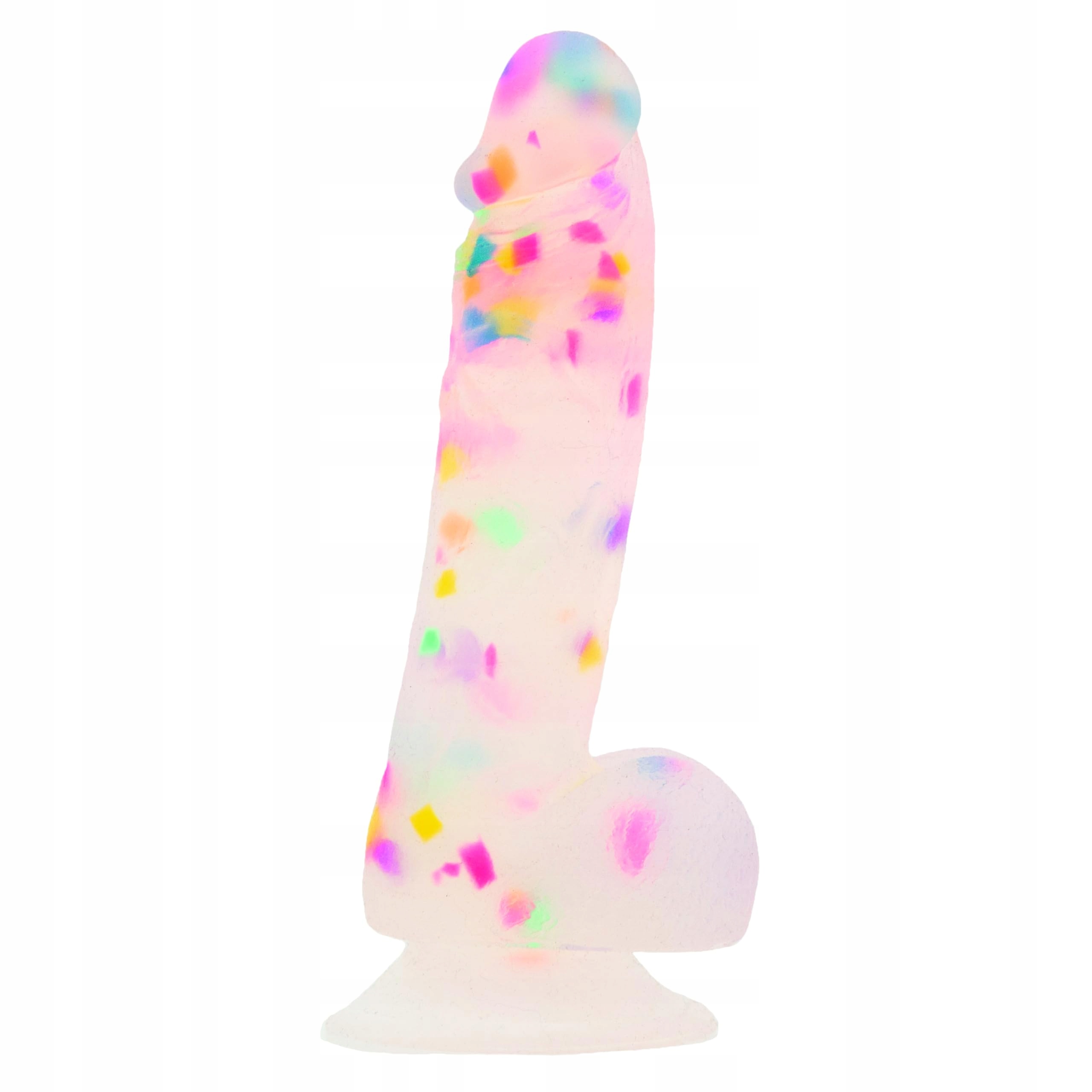 ADDICTION Party Marty Dildo 19 cm Wielokolorowy Erotyczna Zabawka — miniatura 3