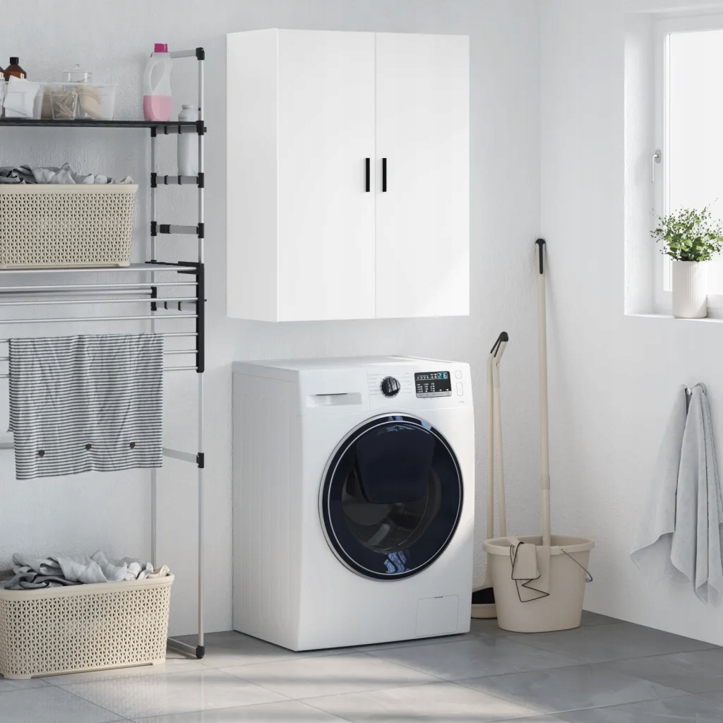 Nástěnná skříňka bílá 69,5 x 34 x 90 cm Bílá 828436