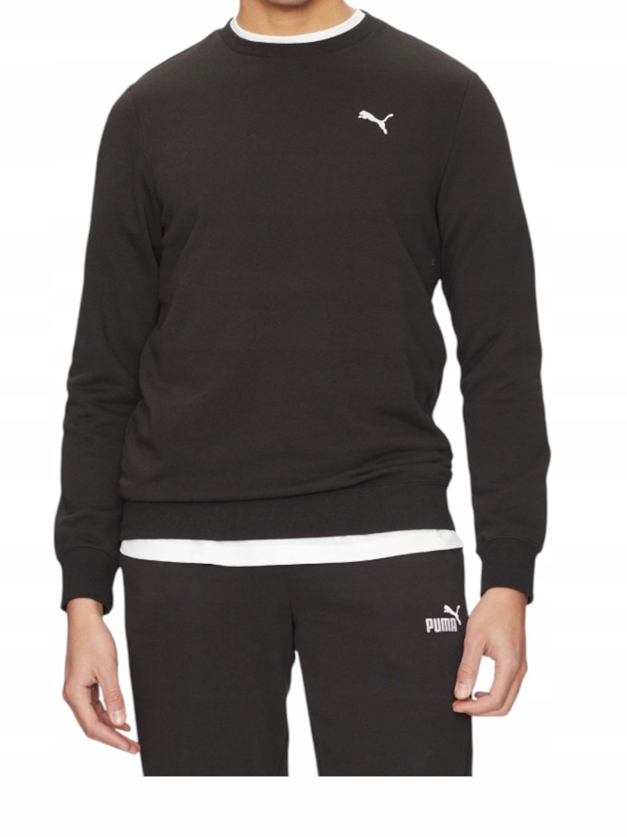 pánská mikina Puma 682568-01 sportovní černá bavlněná pro každodenní nošení basic M