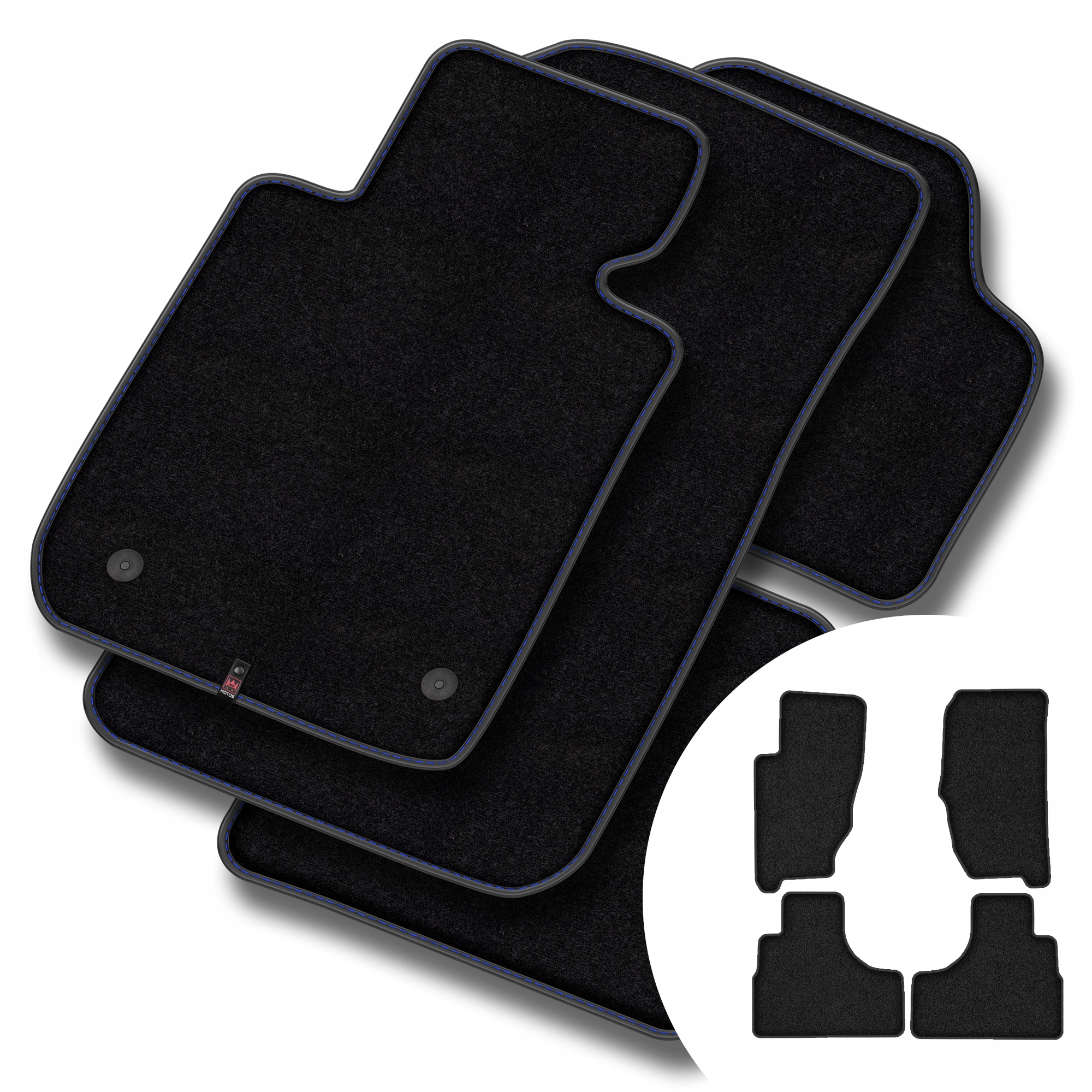 Velurové koberce Premium pro Jeep Cherokee III (kj) 2001-2007