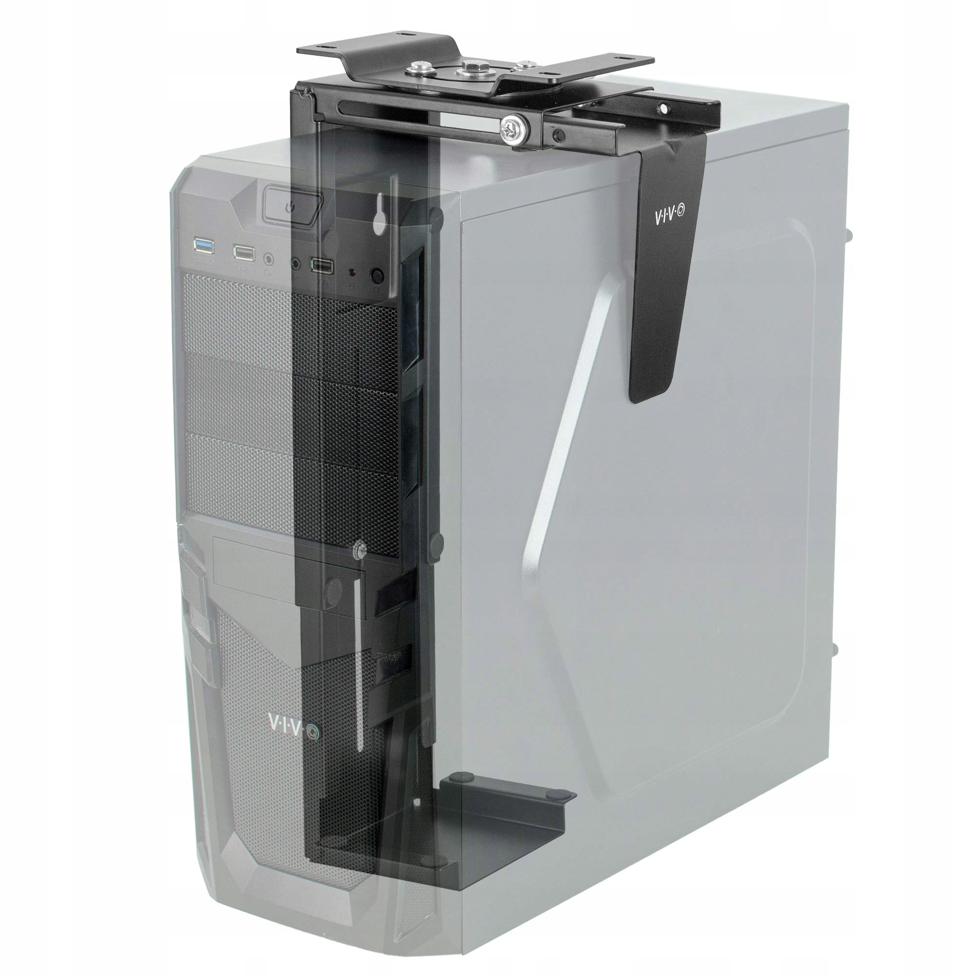 Vivo Regulowany Uchwyt Do Komputera Pc Pod Biurko lub na Ścianę Obrót 135°