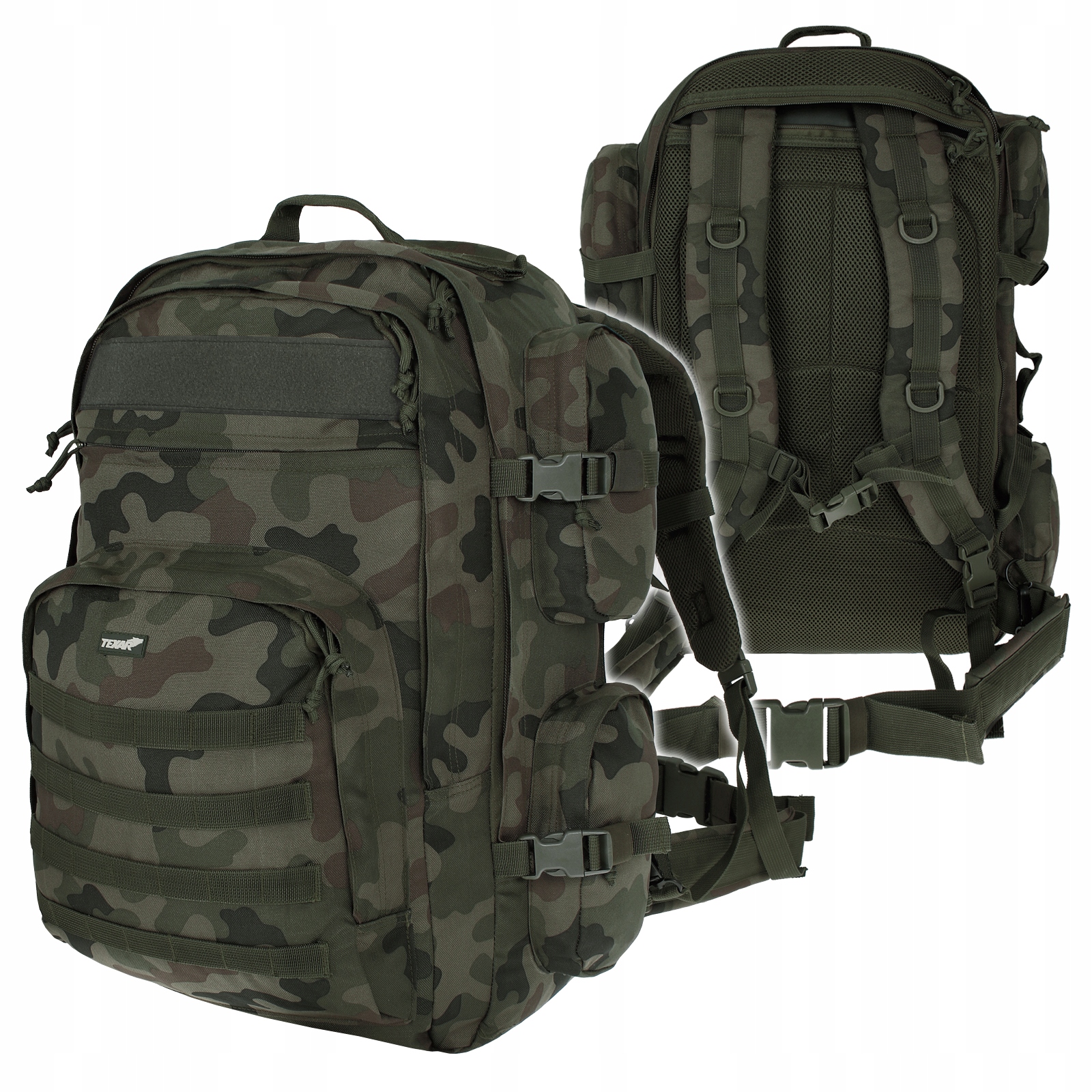 Batoh Vojenský taktický turistický velký Grizzly Texar 65L Molle vz.93