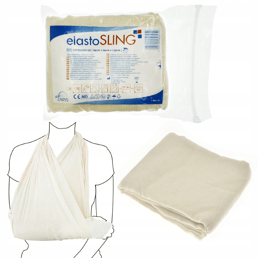 

Chusta Trójkątna Bawełniana 96x96x130cm 1 szt.