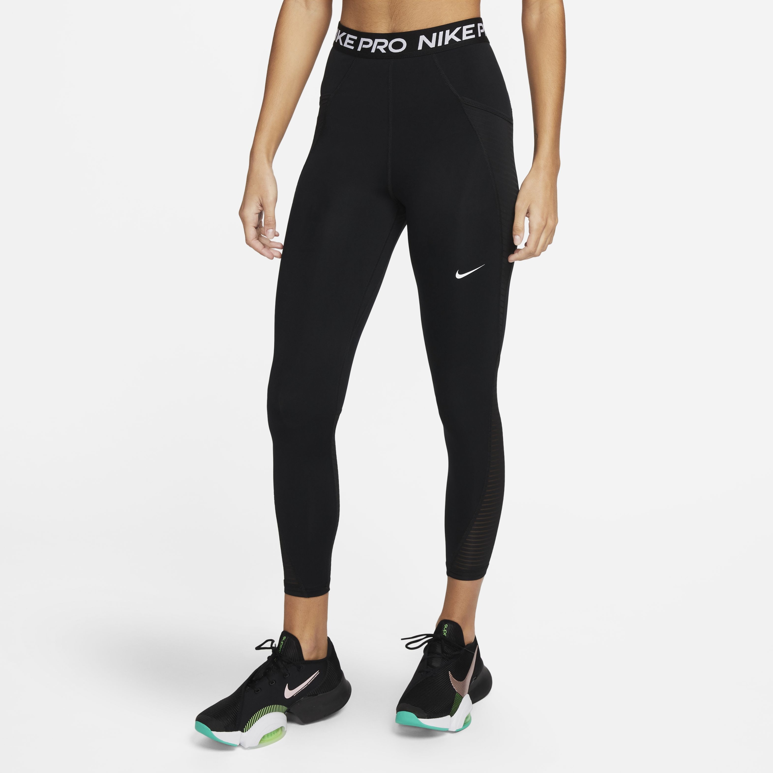 Obcisłe spodenki treningowe Nike Pro High-Rise Leggings, rozmiar M