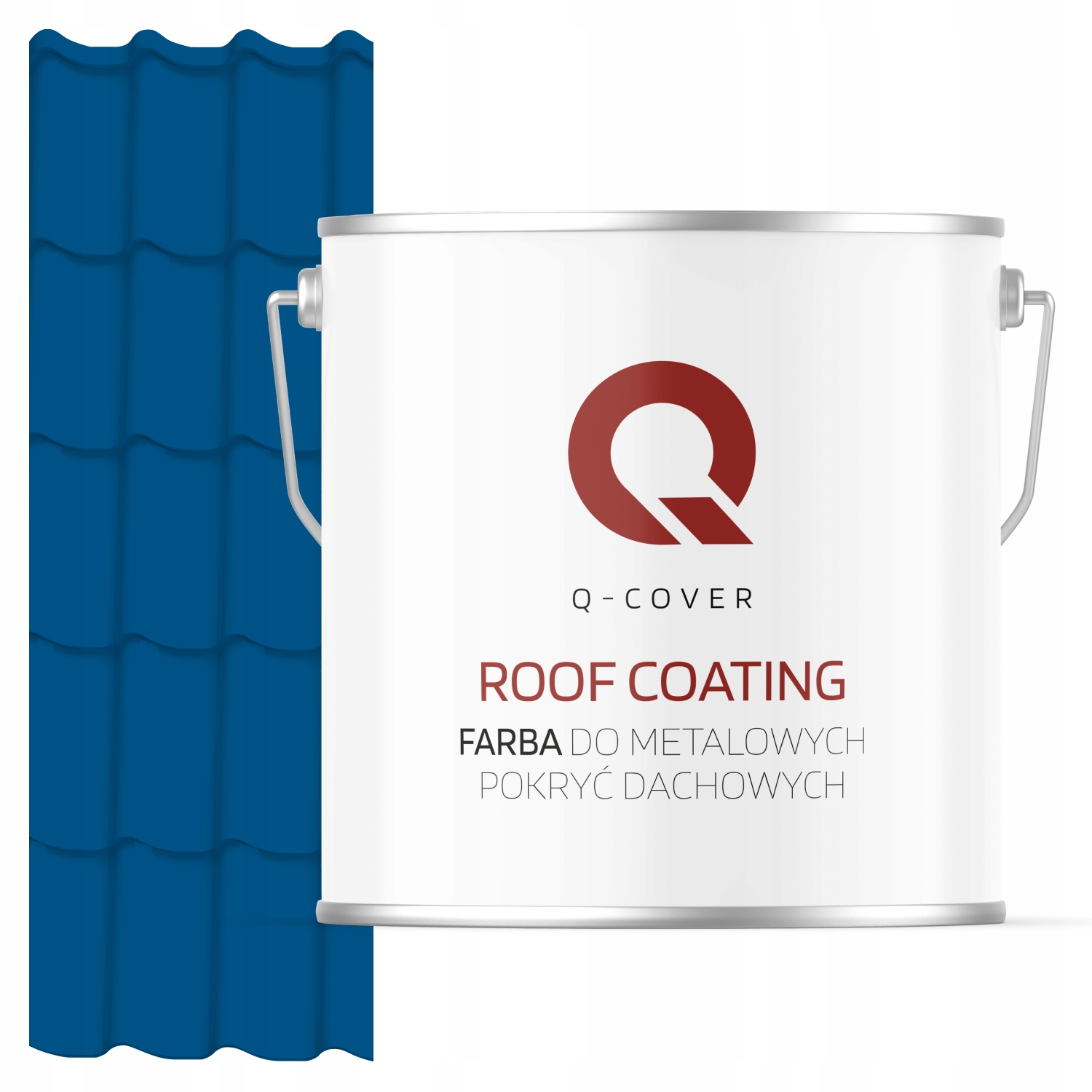 Farba Na Kovové Strechy Z Pozinkovanej Ocele Modrá Ral 5005 5 L Polomatná