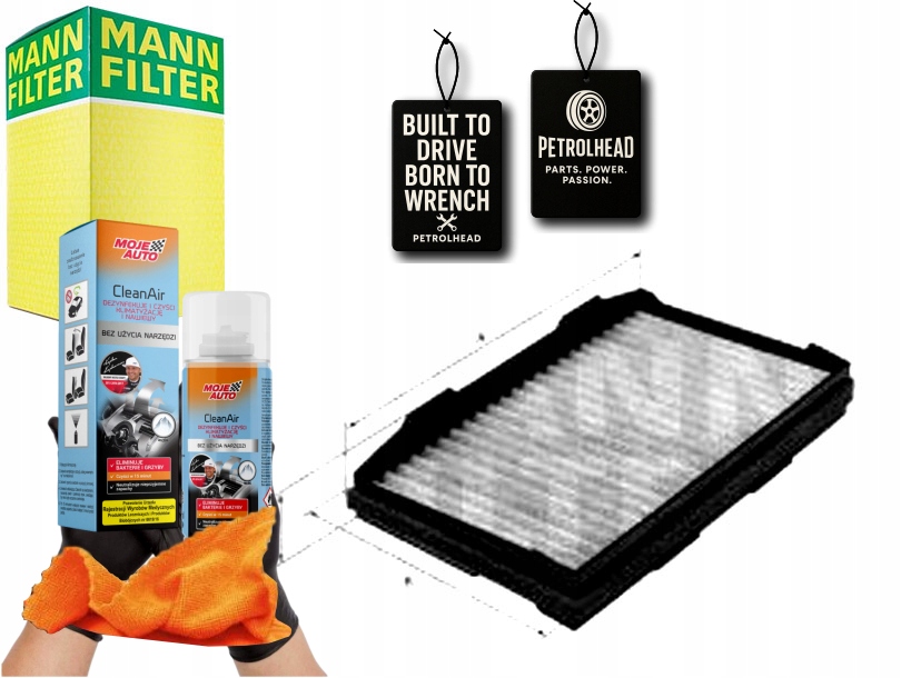 Kabinový Filtr S Uhlíkem Daf Xf 106 10.12- Mann-filte #Petrolhead Pro+ Kit9