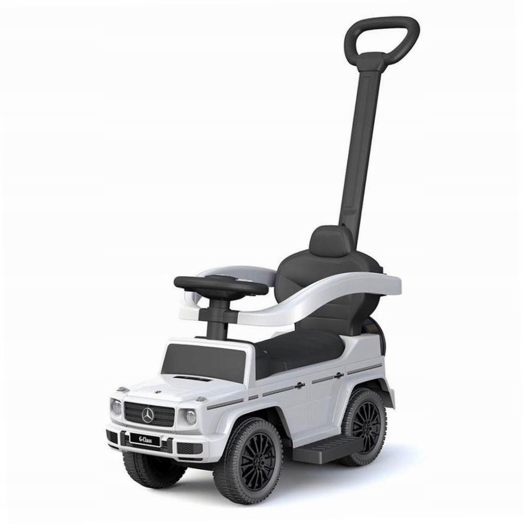 Jeździk z rączką Mercedes Benz G-Class biały