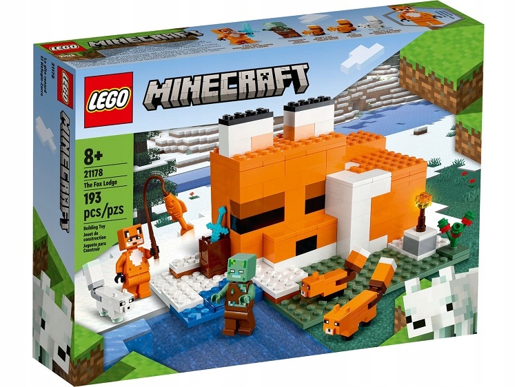 LEGO MINECRAFT 21178 SIEDLISKO LISÓW