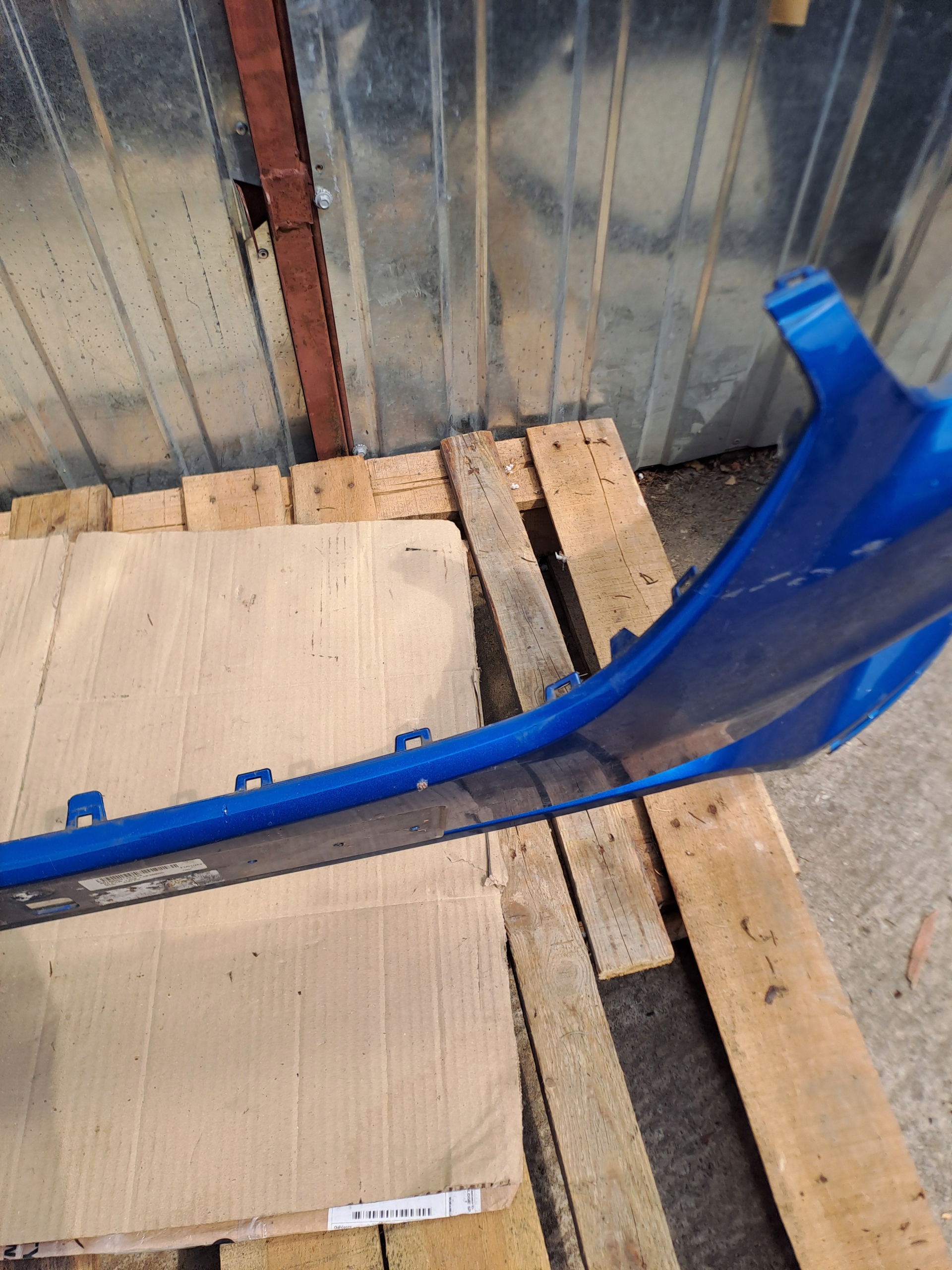 front bumper front OPEL GRANDLAND X 16- BRIGHT BLUE
